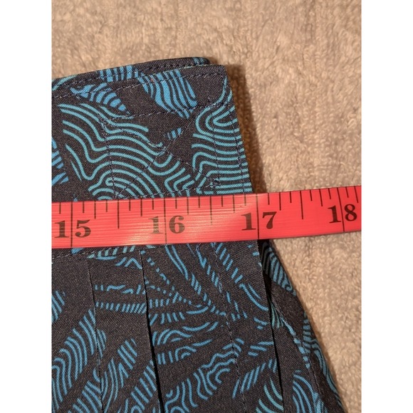 RipSkirt Hawaiian Hibiscus Floral‎ Print Sarong Skirt Cover Up Blue L/G - Picture 6 of 9